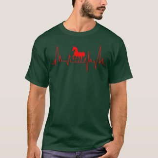 ハートビートアラビアンホースレトロ Tシャツ