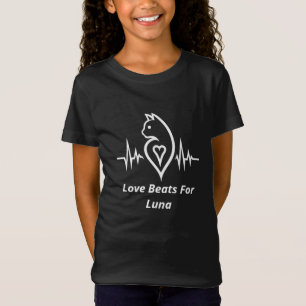 ハートビートキャッパーソナライズされたト – Pet Love Tシャツ