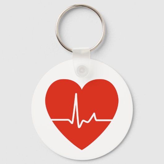 ハートビートキーチェーン キーホルダー (正面)