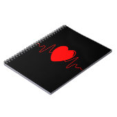 ハートビートデザイン ノートブック (左側)