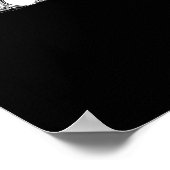 ハートビートドラムセットドラマーミュージシャンドラムスティック ポスター (角)