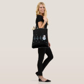 ハートビートナース雪だるまクリスマス トートバッグ (モデル)