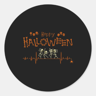 ハートビートハッピーハローウィンドクターナース ラウンドシール