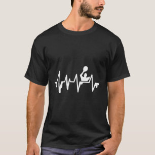 ハートビートハートラインハートレートウォーターポロ Tシャツ