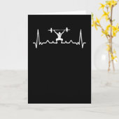 ハートビートパワーリフティングことわざギフトレトロ カード (黄色い花)