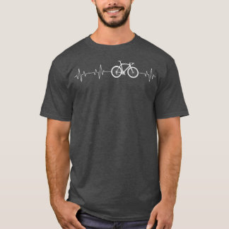ハートビートペダルマウンテンバイクトライアスロンダウンヒルシー Tシャツ