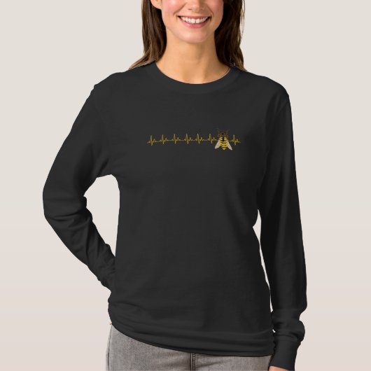 ハートビートミツバチ Tシャツ (正面)