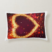 ハートビートレスト枕 アクセントクッション (正面)