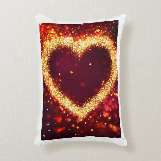 ハートビートレスト枕 アクセントクッション (正面(垂直))