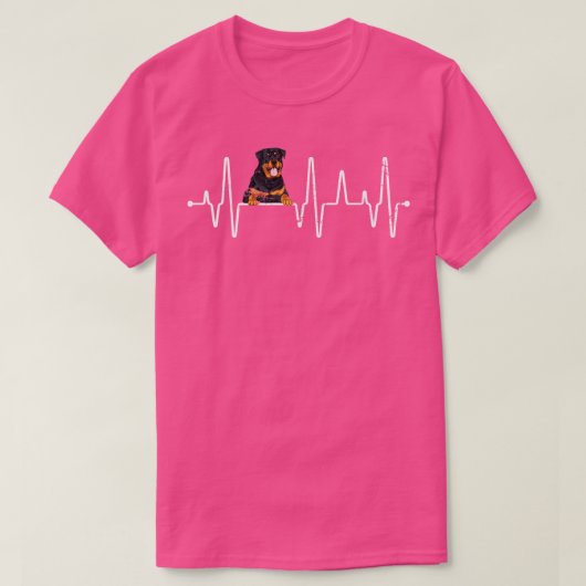 ハートビートロットワイラー Tシャツ (デザイン正面)
