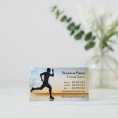 ハートビート内 – パーソナルトレーナー 名刺 (スタンド正面)