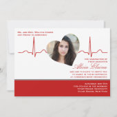 ハートビート写真の発表/招待状 招待状 (正面)