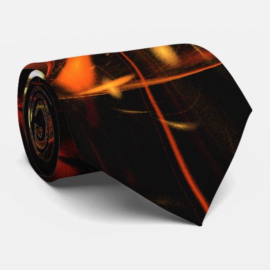 ハートビート抽象芸術アートタイ ネクタイ (ロール)