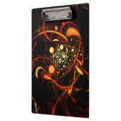 ハートビート抽象芸術アート クリップボード (左)