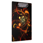 ハートビート抽象芸術アート クリップボード (右)