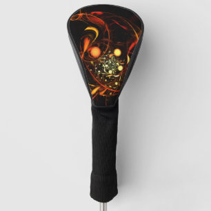 ハートビート抽象芸術アート ゴルフヘッドカバー