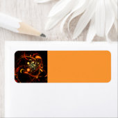 ハートビート抽象芸術アート ラベル (インサイチュ)