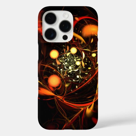 ハートビート抽象芸術アート Case-Mate iPhoneケース (裏面)