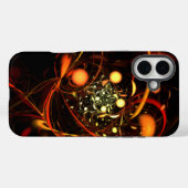 ハートビート抽象芸術アート Case-Mate iPhoneケース (裏面 (横))