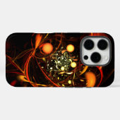 ハートビート抽象芸術アート Case-Mate iPhoneケース (裏面 (横))