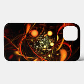 ハートビート抽象芸術アート Case-Mate iPhoneケース (裏面 (横))