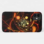 ハートビート抽象芸術アート Case-Mate iPhoneケース (裏面(横))
