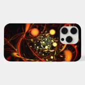 ハートビート抽象芸術アート iPhoneケース (裏面横)