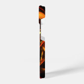 ハートビート抽象芸術アート iPhoneケース (左側面)