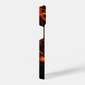 ハートビート抽象芸術アート iPhoneケース (右側面)