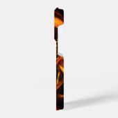 ハートビート抽象芸術アート iPhoneケース (左側面)