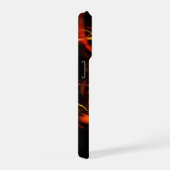 ハートビート抽象芸術アート iPhoneケース (右側面)