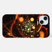 ハートビート抽象芸術 iPhoneケース (裏面横)