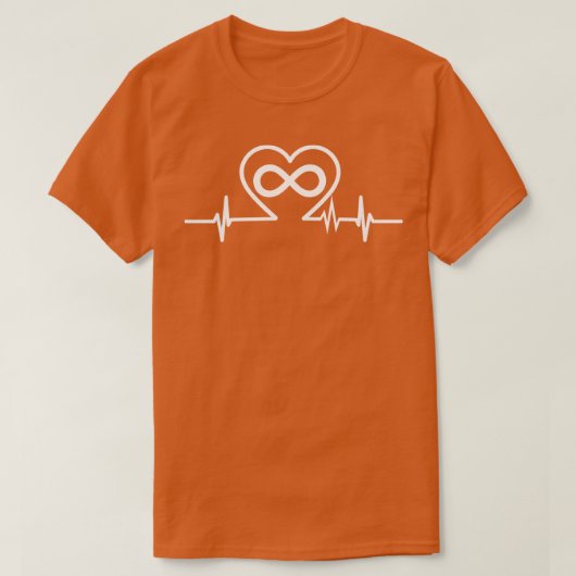 ハートビート無限大 Tシャツ (デザイン正面)