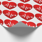 ハートビート率 ラッピングペーパー (角)