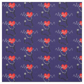 ハートビート線聴診器の記号 ファブリック (見本)