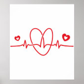 ハートビート落書き ポスター (正面)