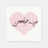 ハートビート7号 スタンダードカクテルナプキン (正面)