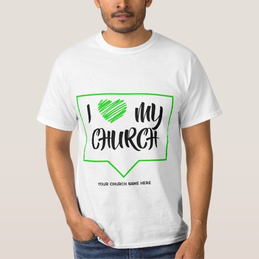 ハートビート オリジナル教会Tシャツ Tシャツ (正面)