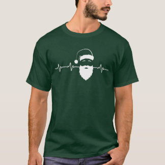 ハートビート クリスマス クリスマス 装飾 友人 Tシャツ
