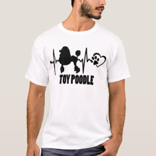ハートビート – トイプードル – 犬最高のの友人 Tシャツ