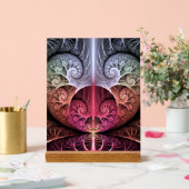 ハートビート、抽象芸術超現実的ファンタジーフラクタル・アート アクリルサイン (ウェディング)