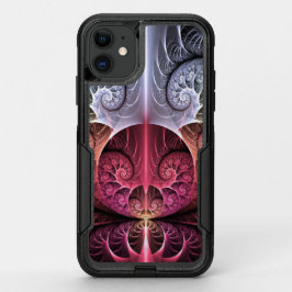 ハートビート、抽象芸術超現実的ファンタジーフラクタル・アート オッターボックスコミューターiPhone 11ケース