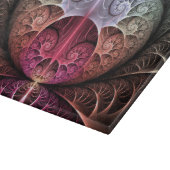 ハートビート、抽象芸術超現実的ファンタジーフラクタル・アート カッティングボード (角)