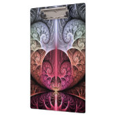 ハートビート、抽象芸術超現実的ファンタジーフラクタル・アート クリップボード (左)