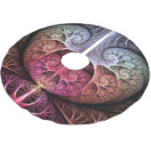 ハートビート、抽象芸術超現実的ファンタジーフラクタル・アート ブラッシュドポリエステルツリースカート (アングル)