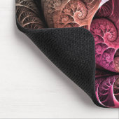 ハートビート、抽象芸術超現実的ファンタジーフラクタル・アート マウスパッド (コーナー)