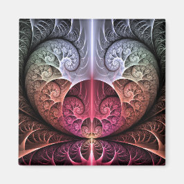 ハートビート、抽象芸術超現実的ファンタジーフラクタル・アート マグネット
