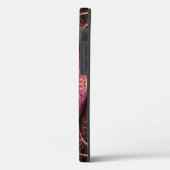 ハートビート、抽象芸術超現実的ファンタジーフラクタル・アート Case-Mate iPhoneケース (裏面 / 左)