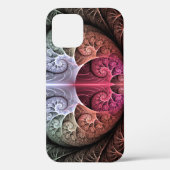 ハートビート、抽象芸術超現実的ファンタジーフラクタル・アート Case-Mate iPhoneケース (裏面)