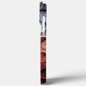 ハートビート、抽象芸術超現実的ファンタジーフラクタル・アート Case-Mate iPhoneケース (裏面 / 左)